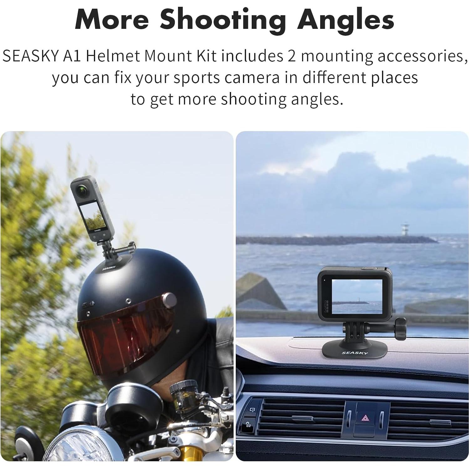 Montaje Adhesivo Flexible SEASKY A1 para Casco - 3M VHB