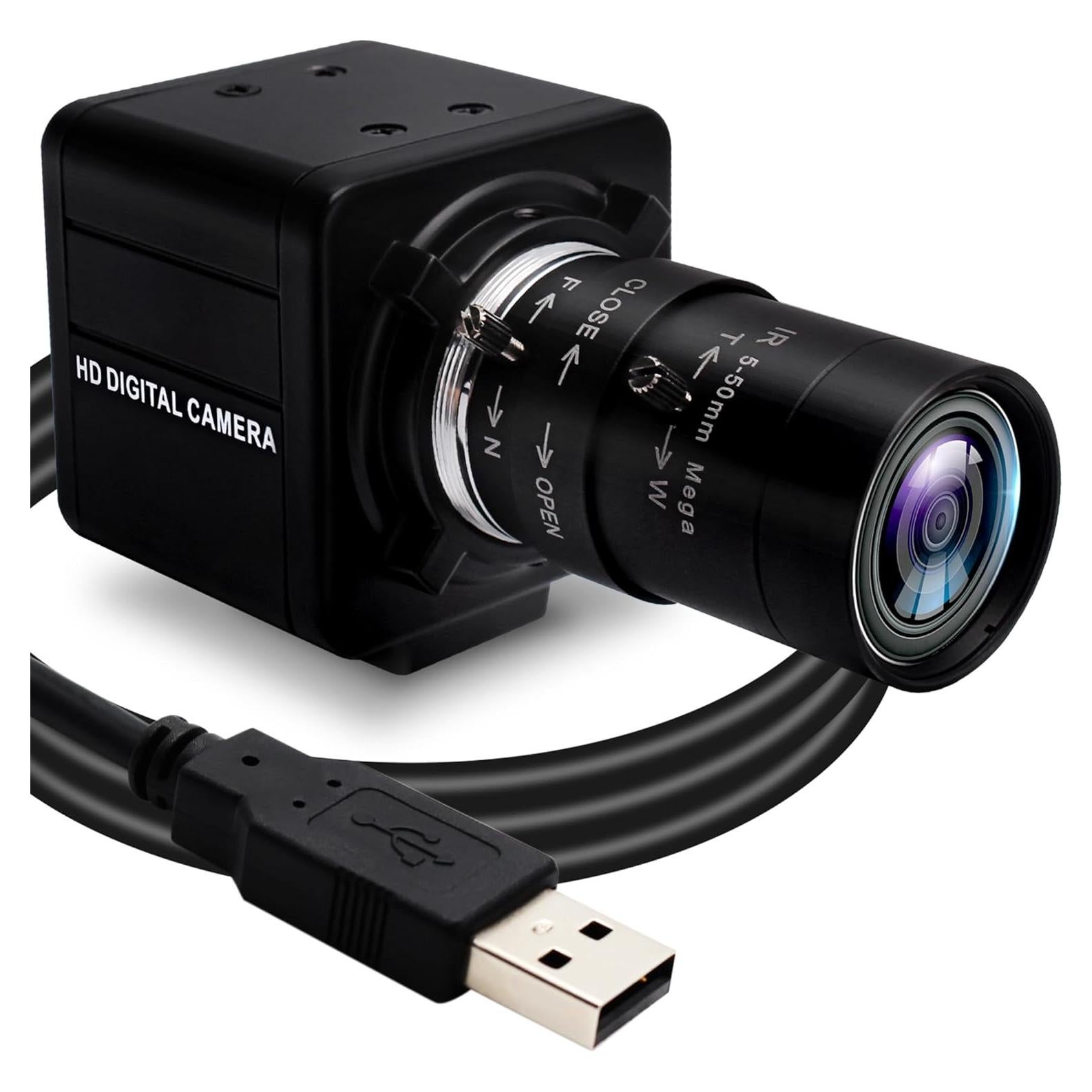 Cámara USB SVPRO 1080P 60fps con Lente Zoom 5-50mm