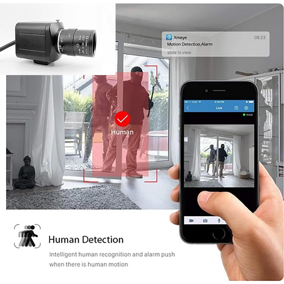 Cámara de Seguridad IP 2K 4MP PoE ShenZhen DST-IP46B2