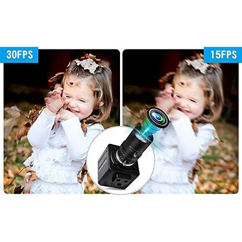 Cámara USB 1080P Webcamera con Micrófono Zoom 5-50mm