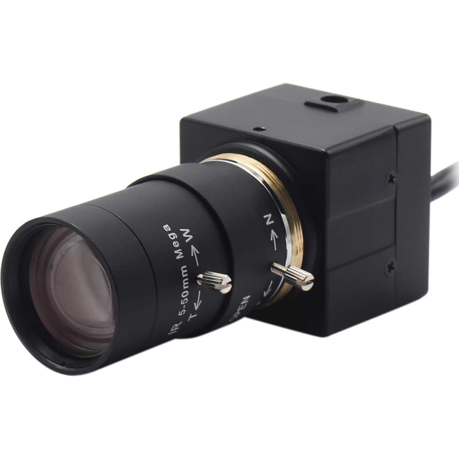 Cámara Web 8MP Hotpet Lente Varifocal 5-50mm USB