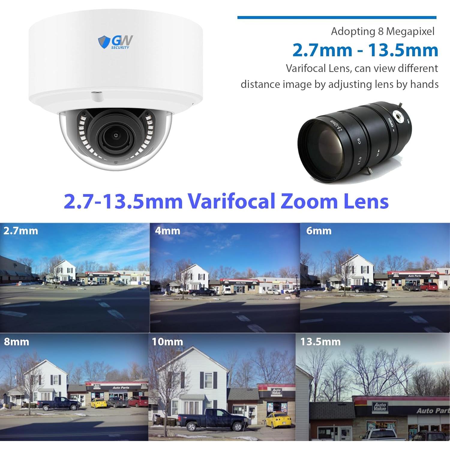 Sistema de Cámara de Seguridad GW Security 4K 8MP 16 Canales