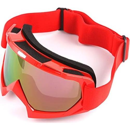 Casco de Motocross 1Storm JH601 Mediano Negro + Gafas y Guantes