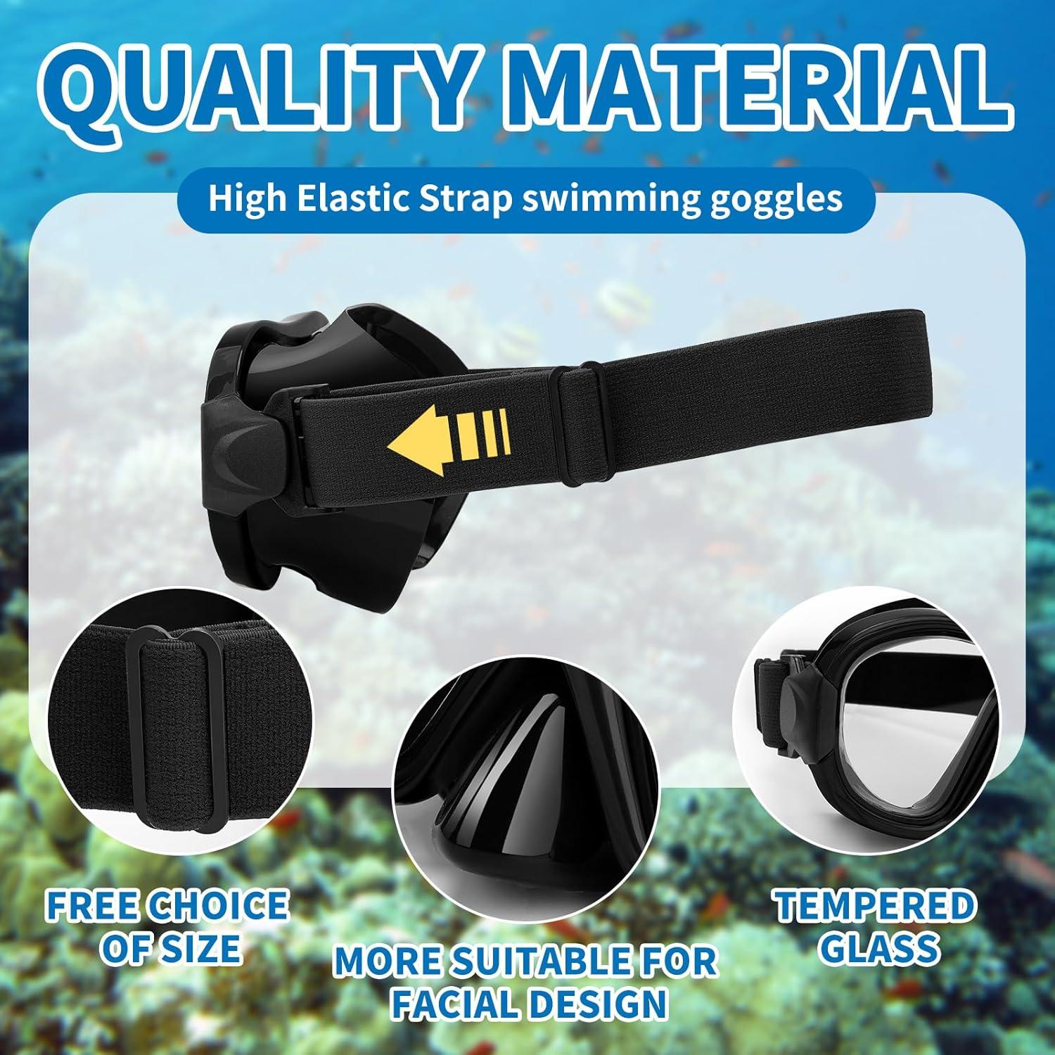 Máscara de Esnórquel Body+ 1397 para Adultos con Correa Ajustable