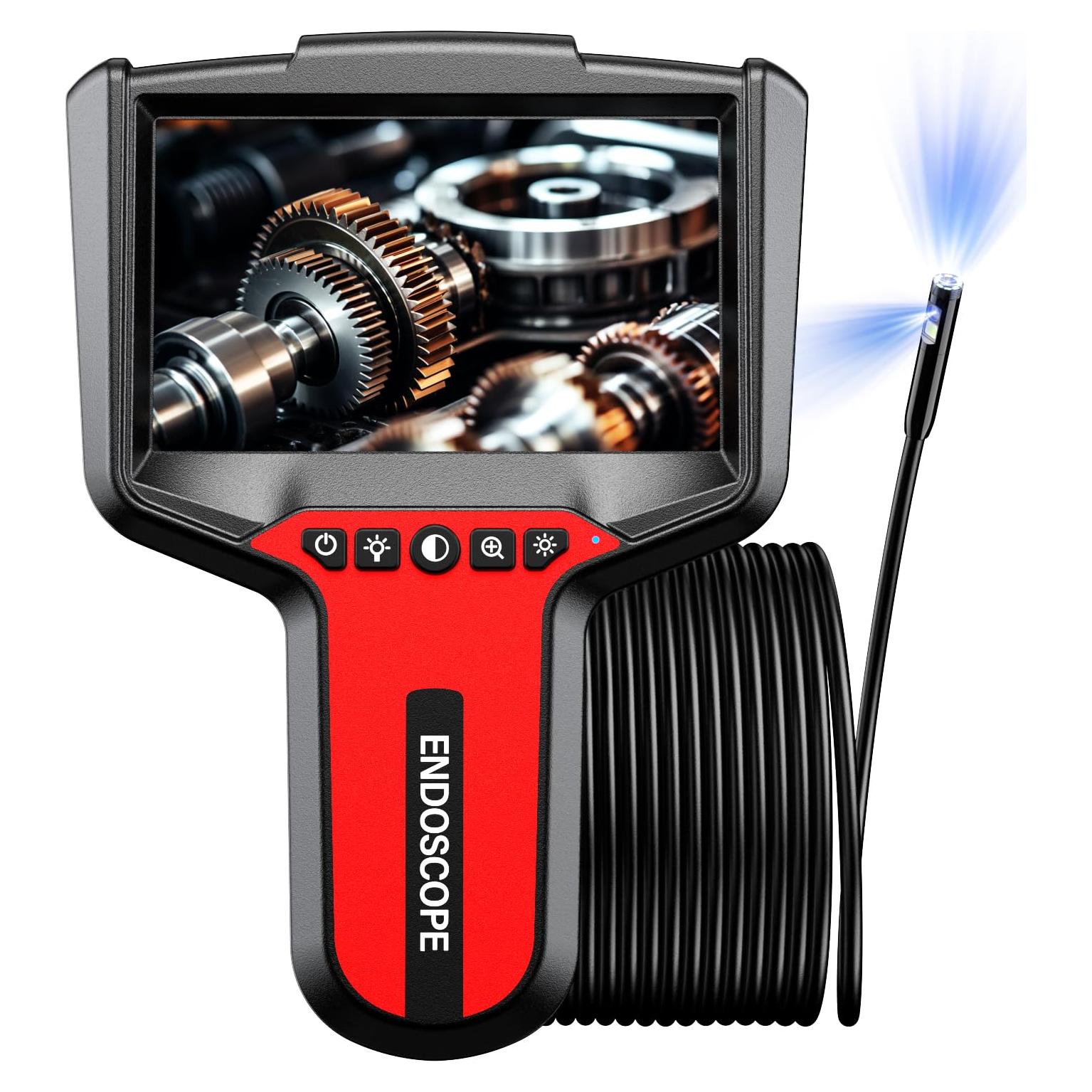 Cámara Endoscópica TGJOR Doble Lente 1080P 5m con Luz