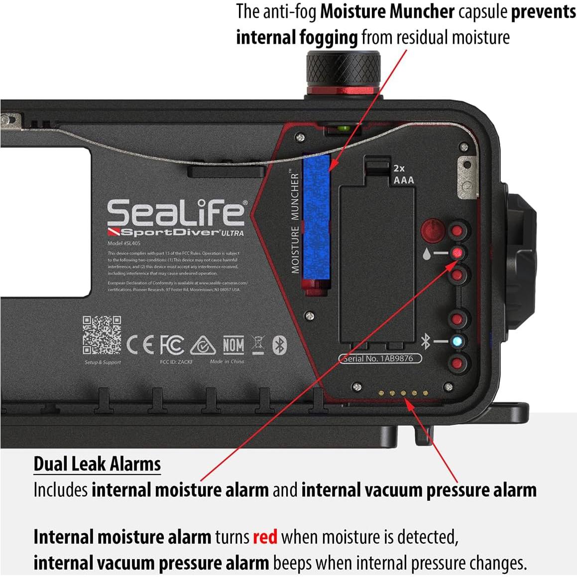 Carcasa Submarina SeaLife SportDiver Ultra con Luz 2500 Lúmenes