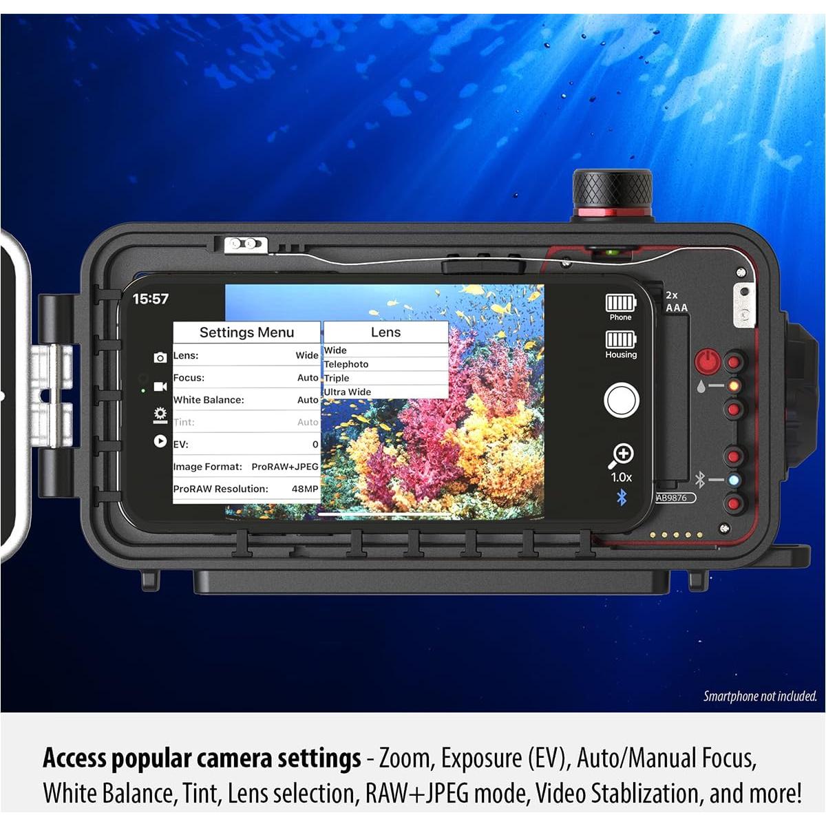 Carcasa Submarina SeaLife SportDiver Ultra con Luz 2500 Lúmenes