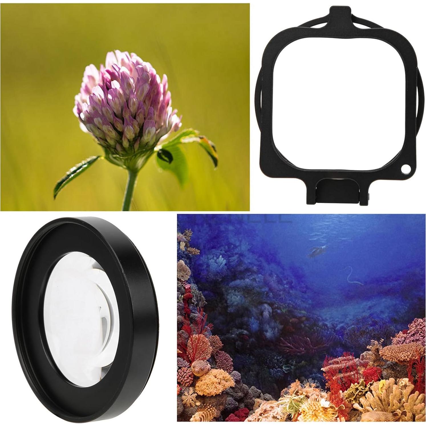 Filtro de Lente Macro 58mm Oumij1 16X para Cámara de Acción 8