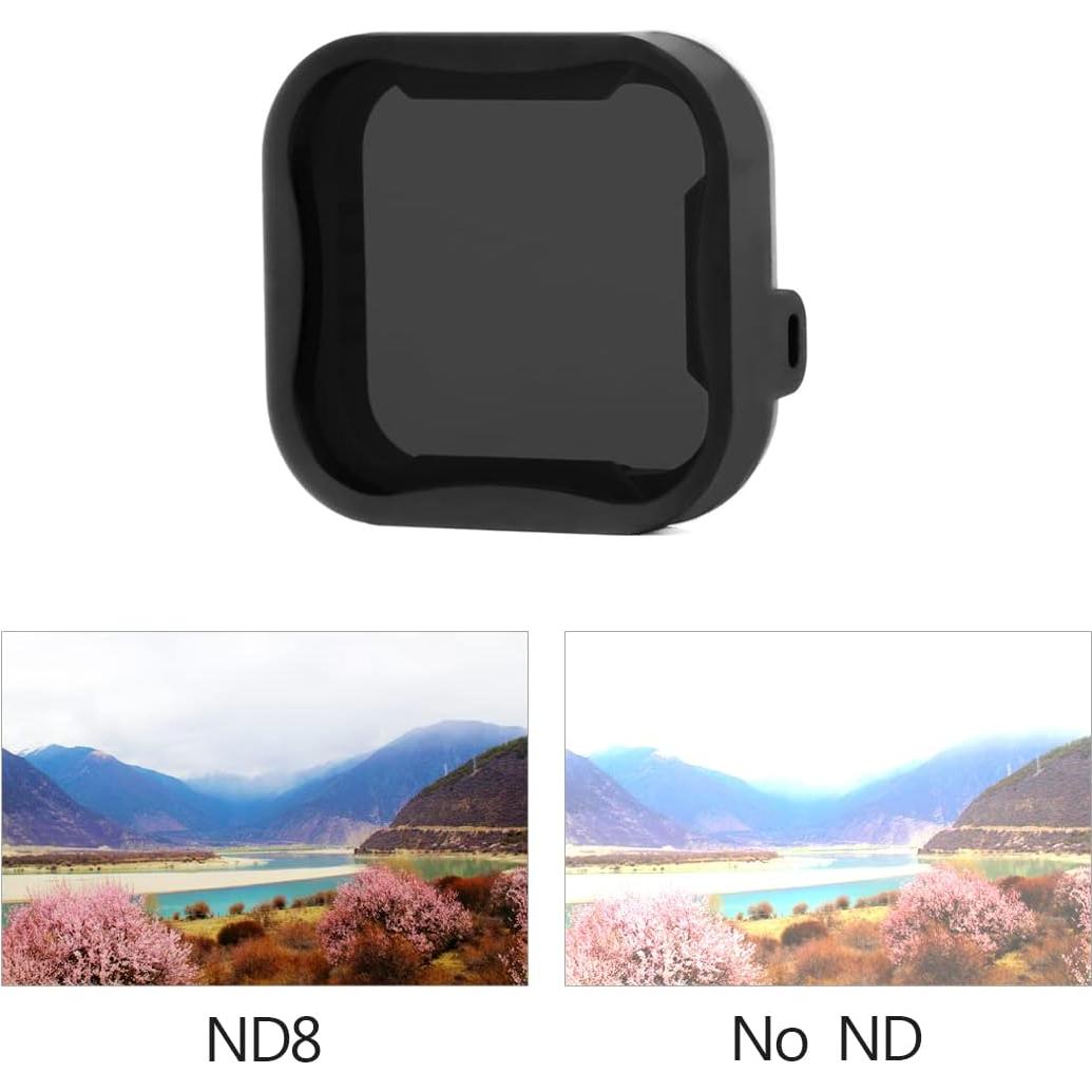 Juego de Filtros de Lente SOONSUN para GoPro Hero 5 6 7 - ND8, Rojo, Magenta