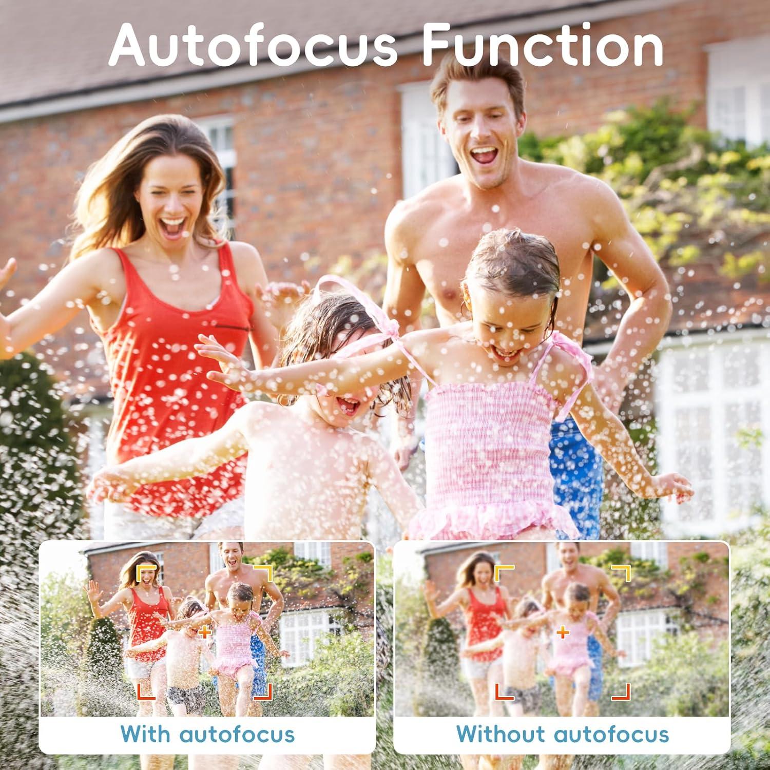 Cámara Submarina MaxMango D70 48MP IP68 10 PIES con 32GB