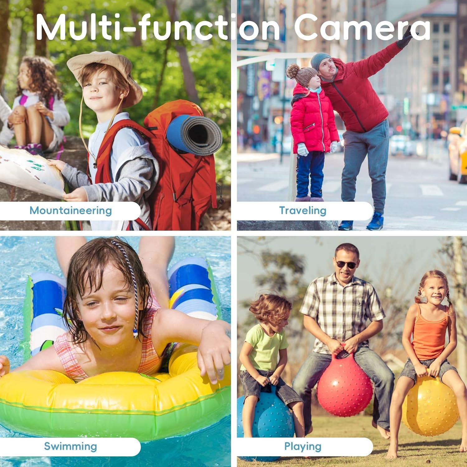 Cámara Submarina MaxMango D70 48MP IP68 10 PIES con 32GB