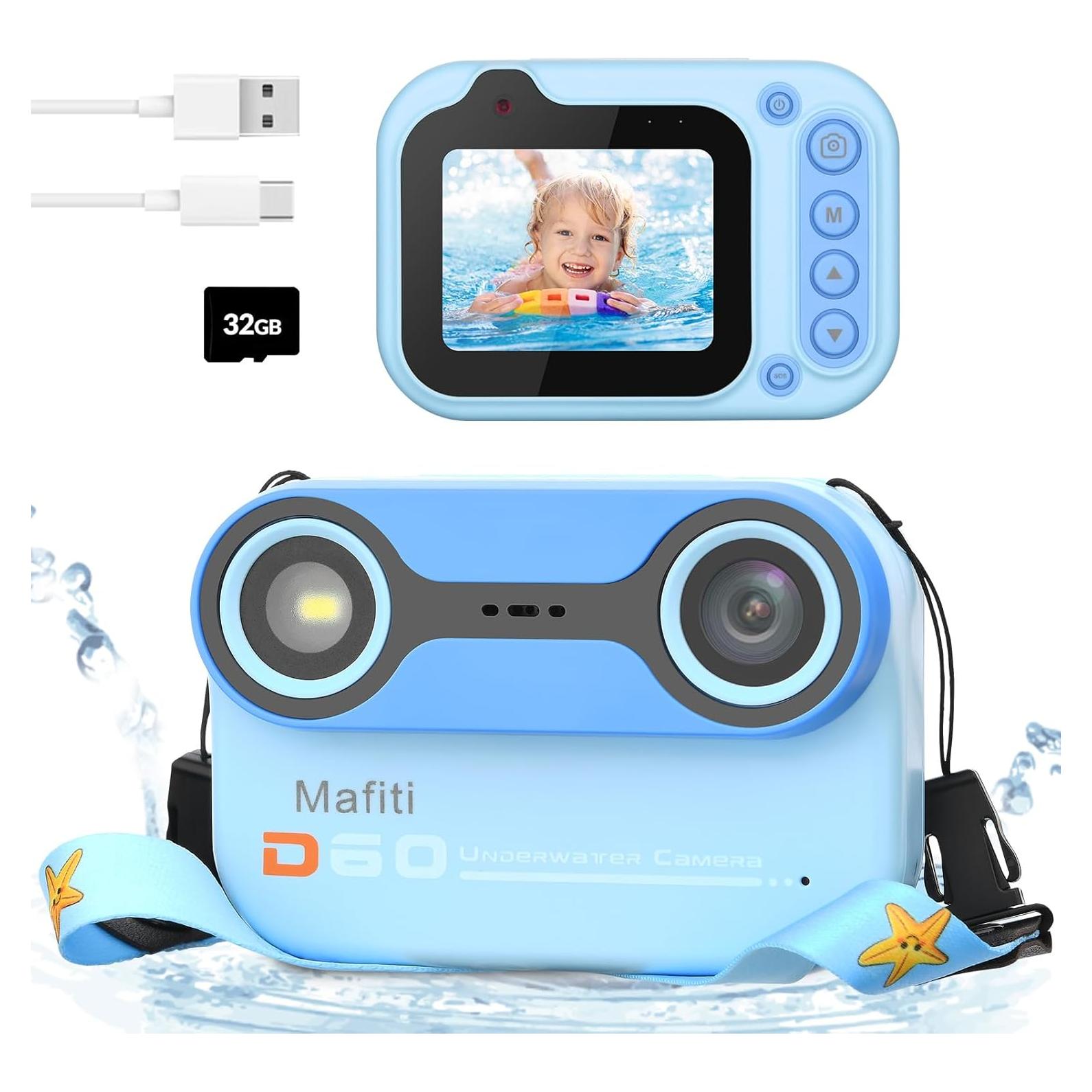 Cámara Acuática Impermeable Mafiti D60 26MP Azul 1080P HD