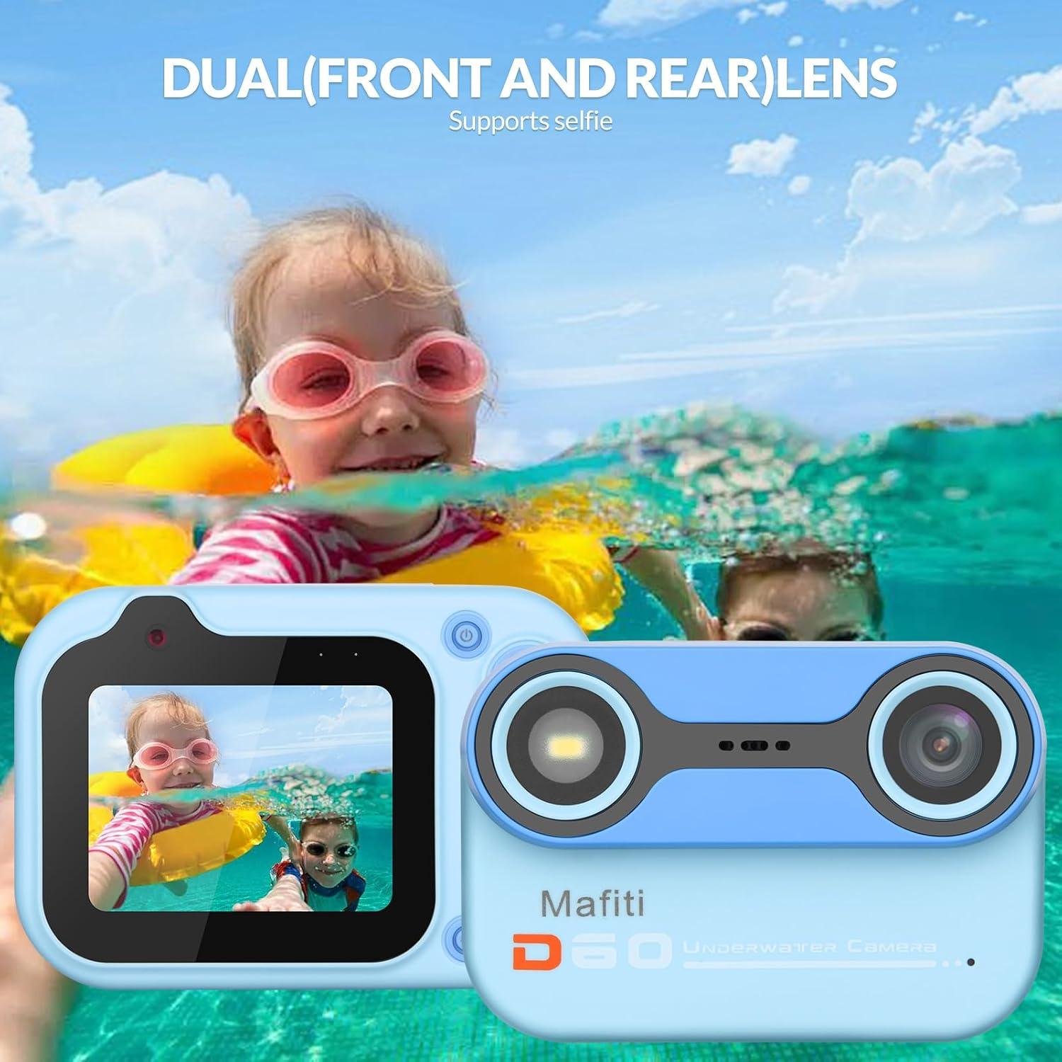Cámara Acuática Impermeable Mafiti D60 26MP Azul 1080P HD