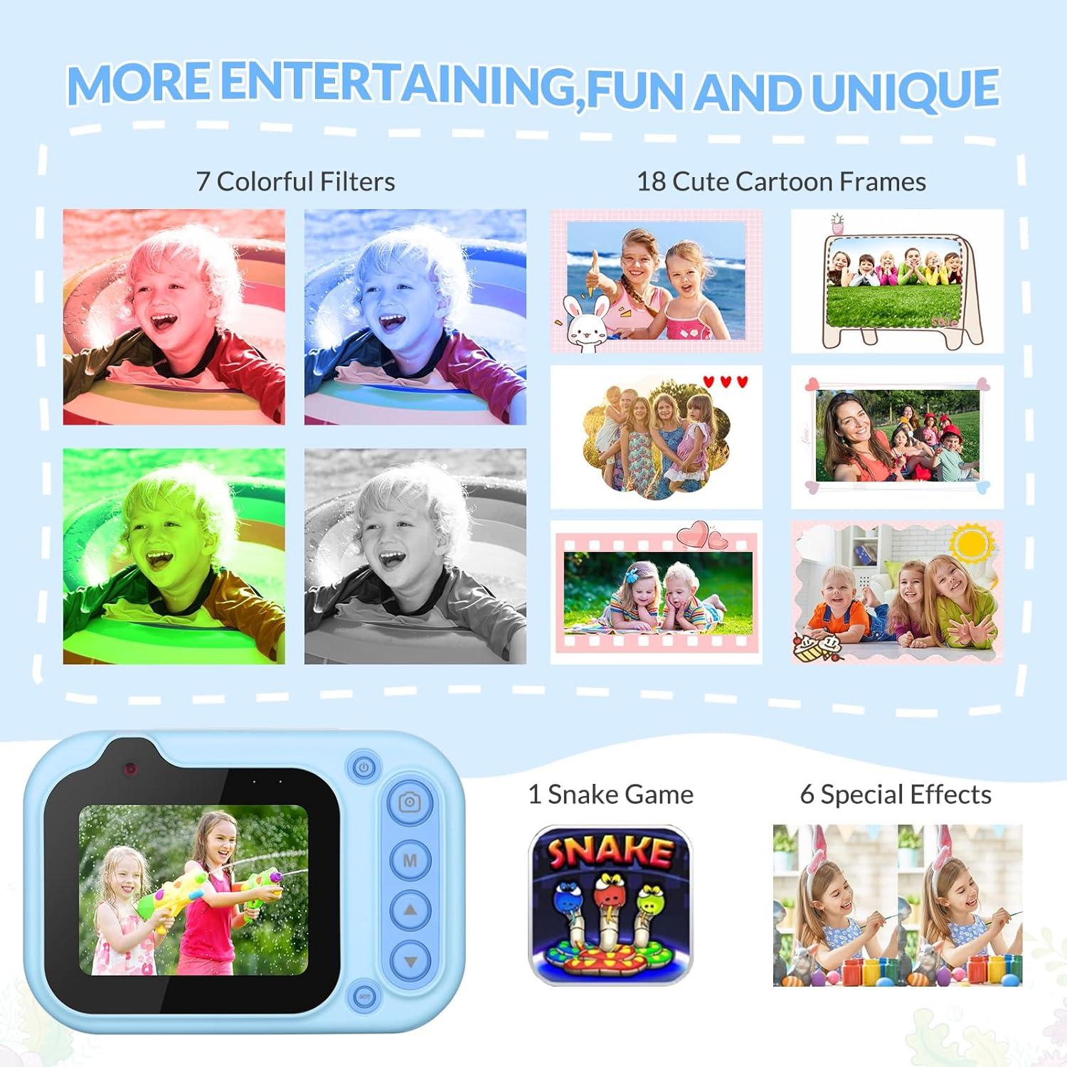 Cámara Acuática Impermeable Mafiti D60 26MP Azul 1080P HD