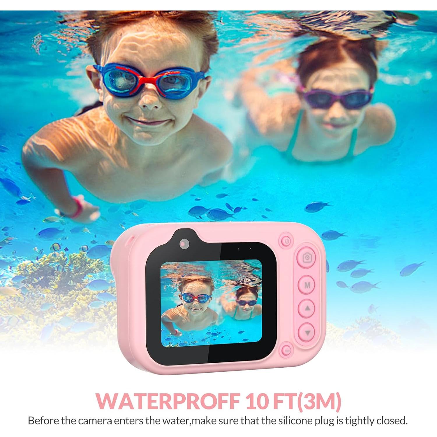 Cámara Acuática Impermeable Mafiti D60 Rosa 26MP 1080P