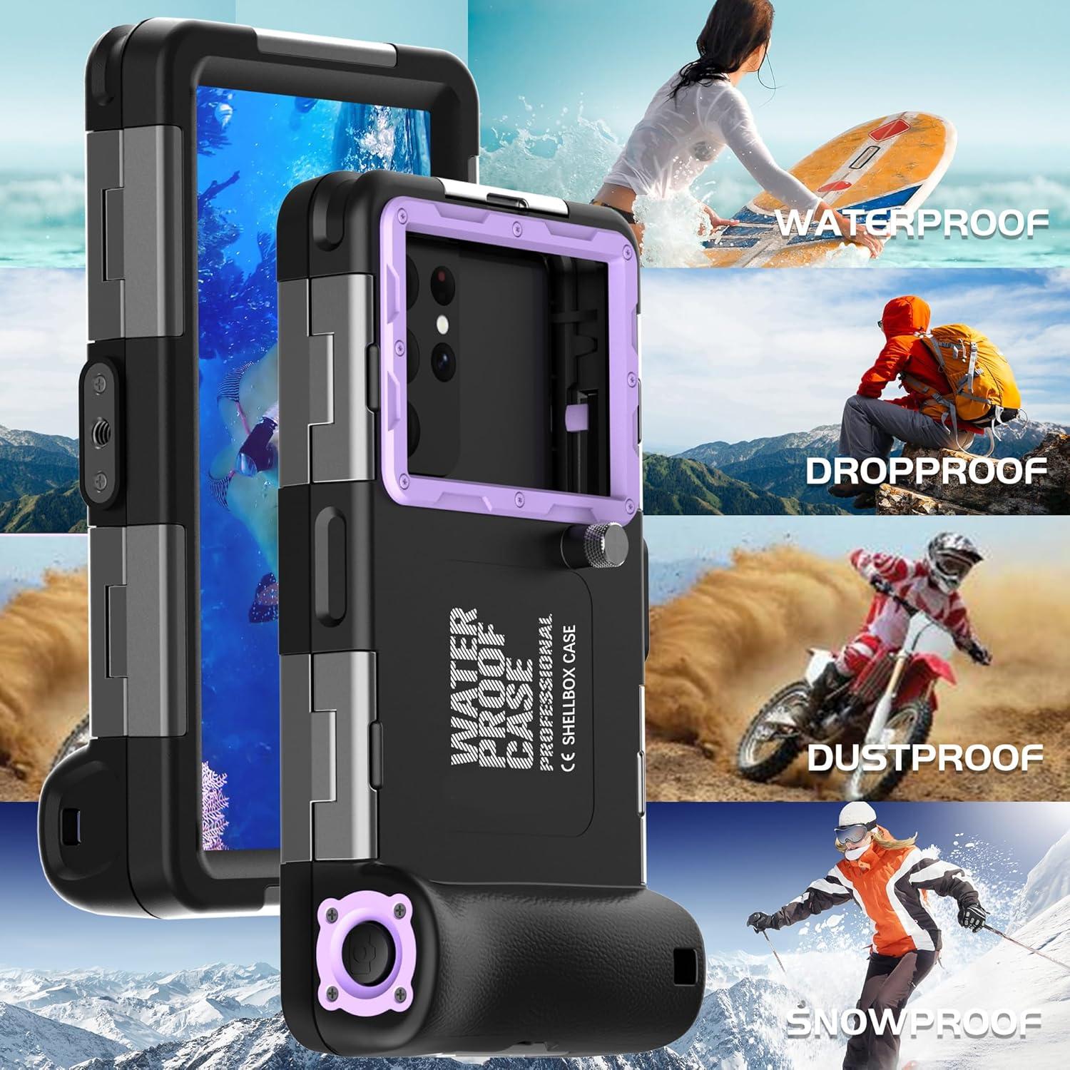 Funda de Buceo Impermeable ASKCFENV para iPhone y Samsung