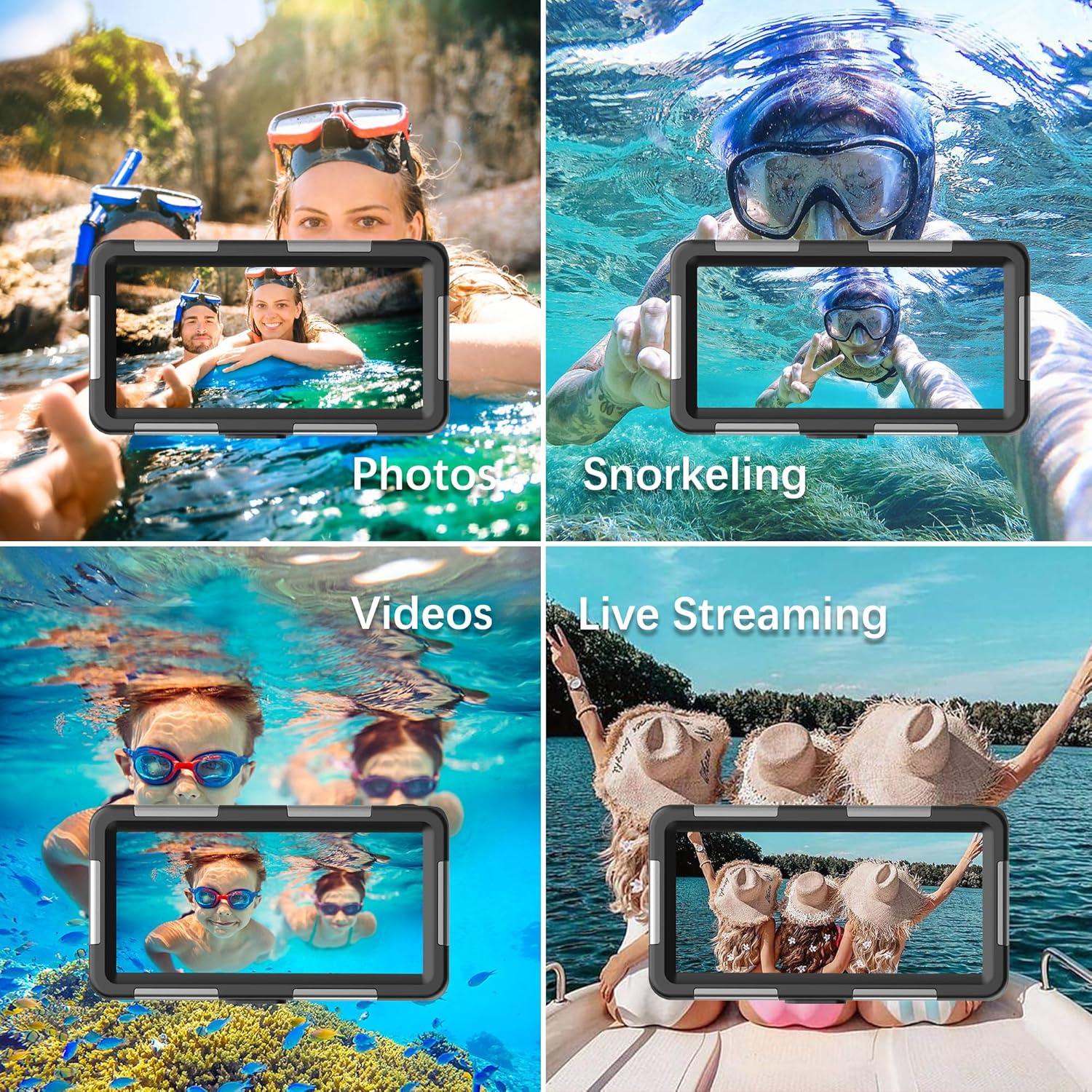 Funda de Buceo Impermeable ASKCFENV para iPhone y Samsung