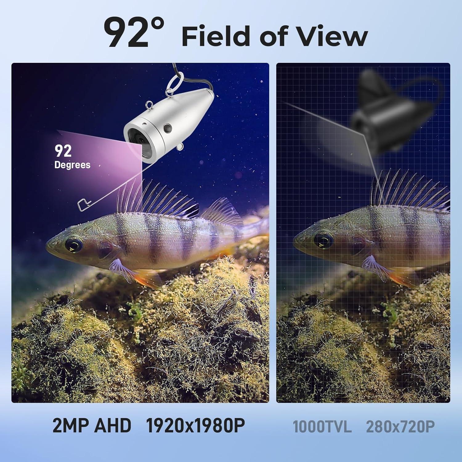 Cámara de Pesca Submarina Eyoyo 1080P con Monitor 7" y DVR