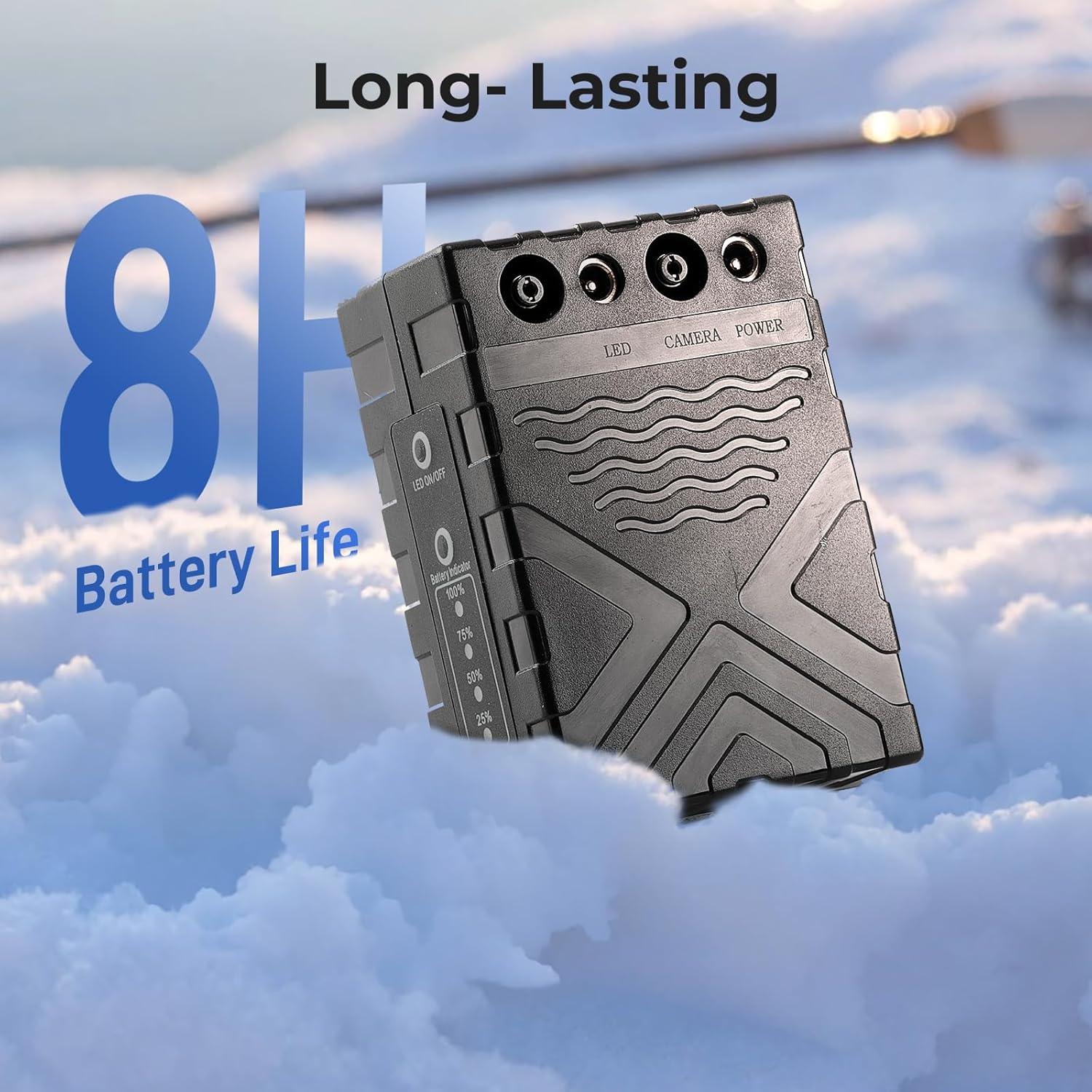 Cámara de Pesca Submarina Eyoyo 1080P con Monitor 7" y DVR