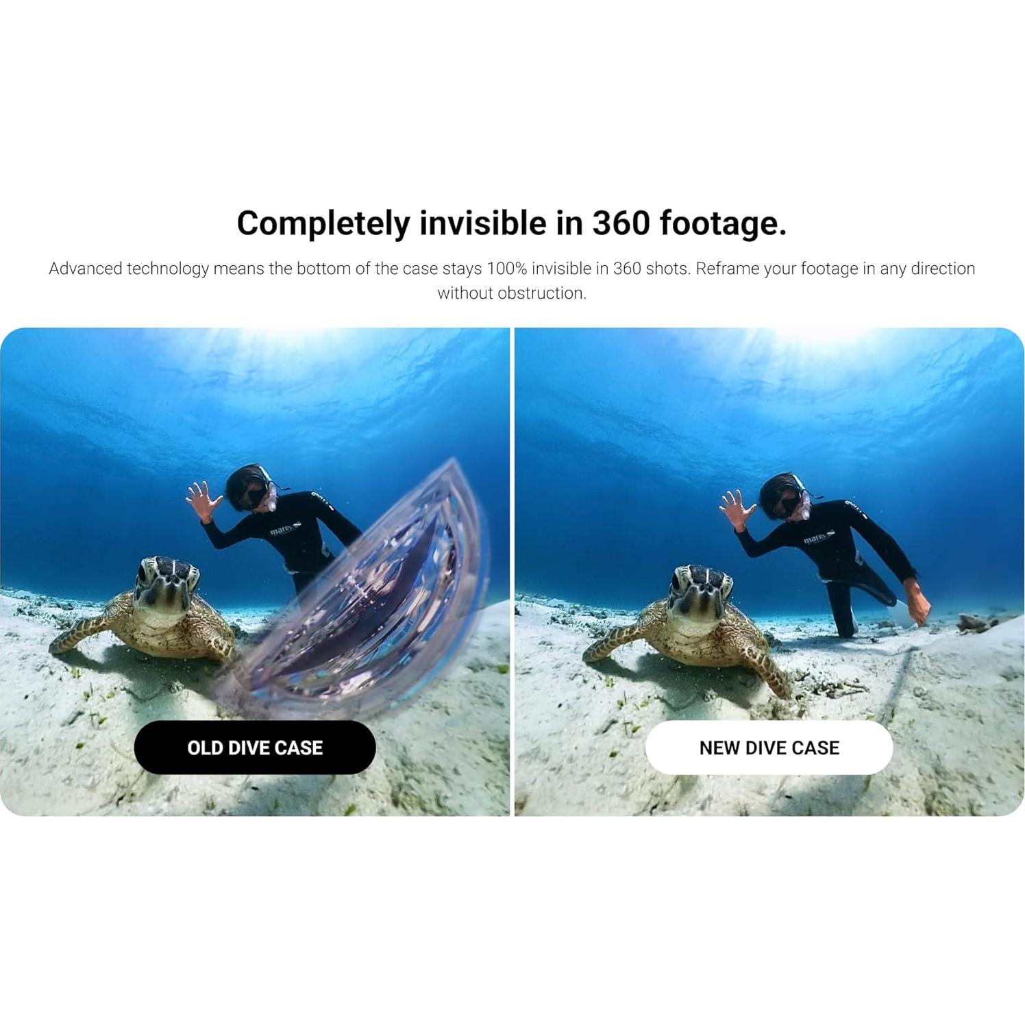 Funda de Buceo Invisible Insta360 X3 - Impermeable 50m