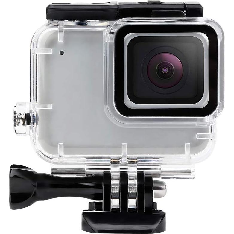 Funda Impermeable FiTSTILL para GoPro Hero 7 Blanca y Plateada