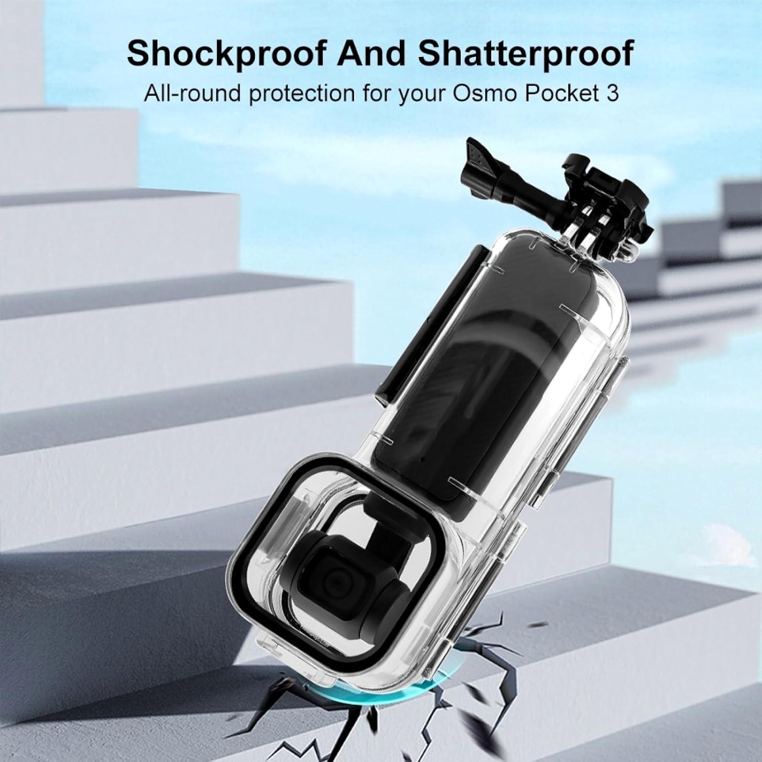 Funda de Buceo PULUZ para DJI Osmo Pocket 3 Impermeable 45m