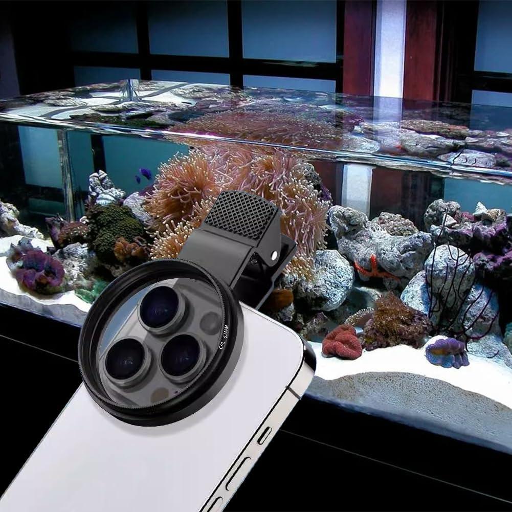 Lente de Fotografía Submarina Tiiyee para Smartphone con Filtros