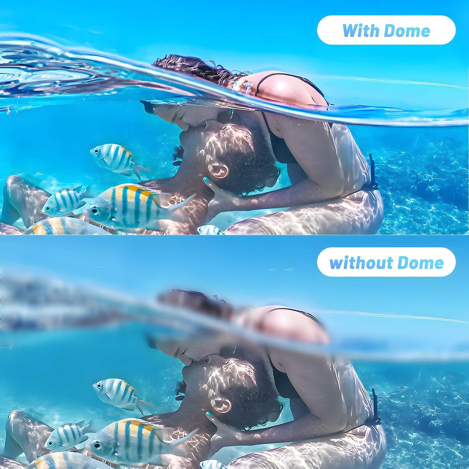 Puerto de cúpula impermeable FEIMUOSI para GoPro Hero 9 10 11 12