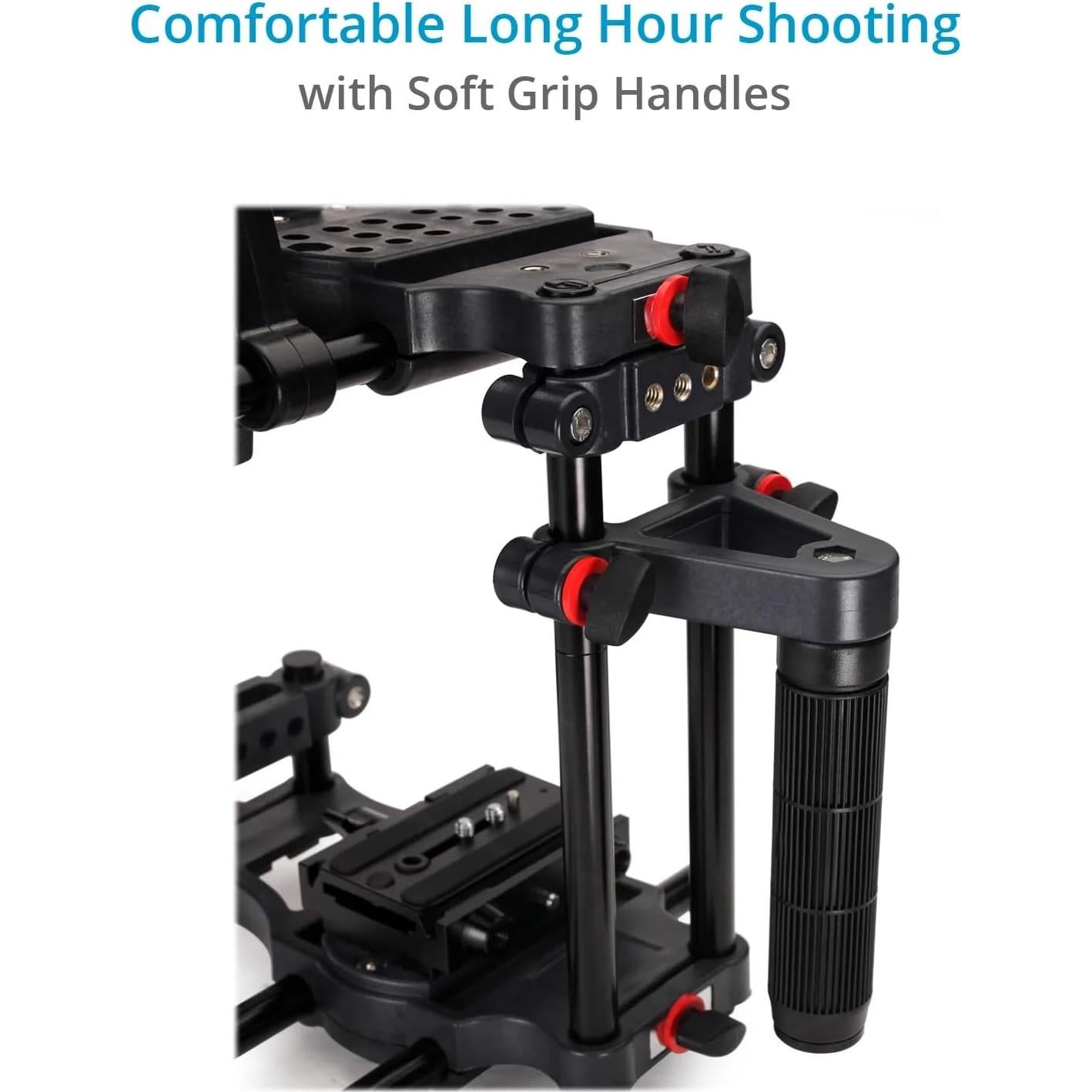 Jaula de Cámara DSLR FILMCITY FC-CTH con Mangos Ajustables