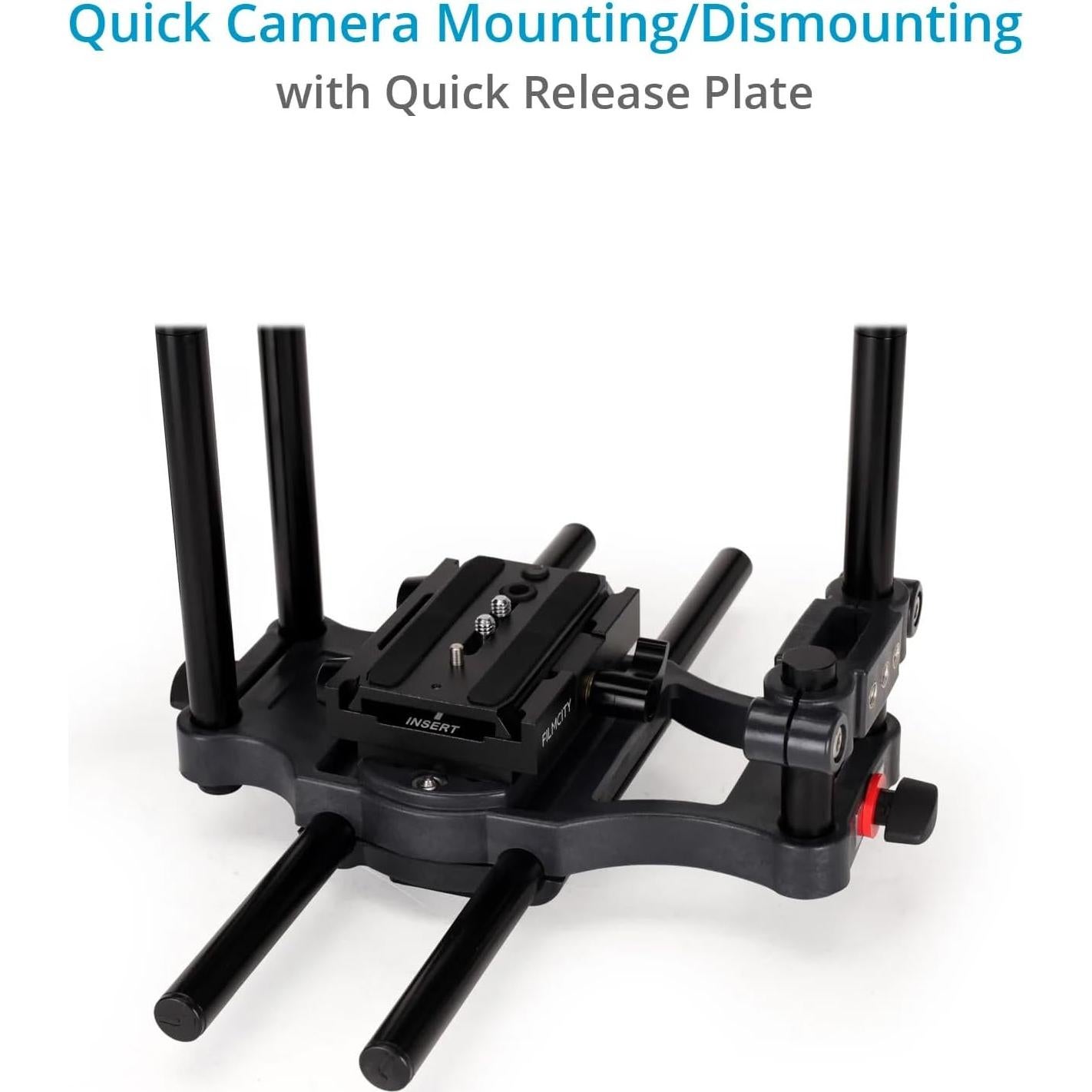 Jaula de Cámara DSLR FILMCITY FC-CTH con Mangos Ajustables