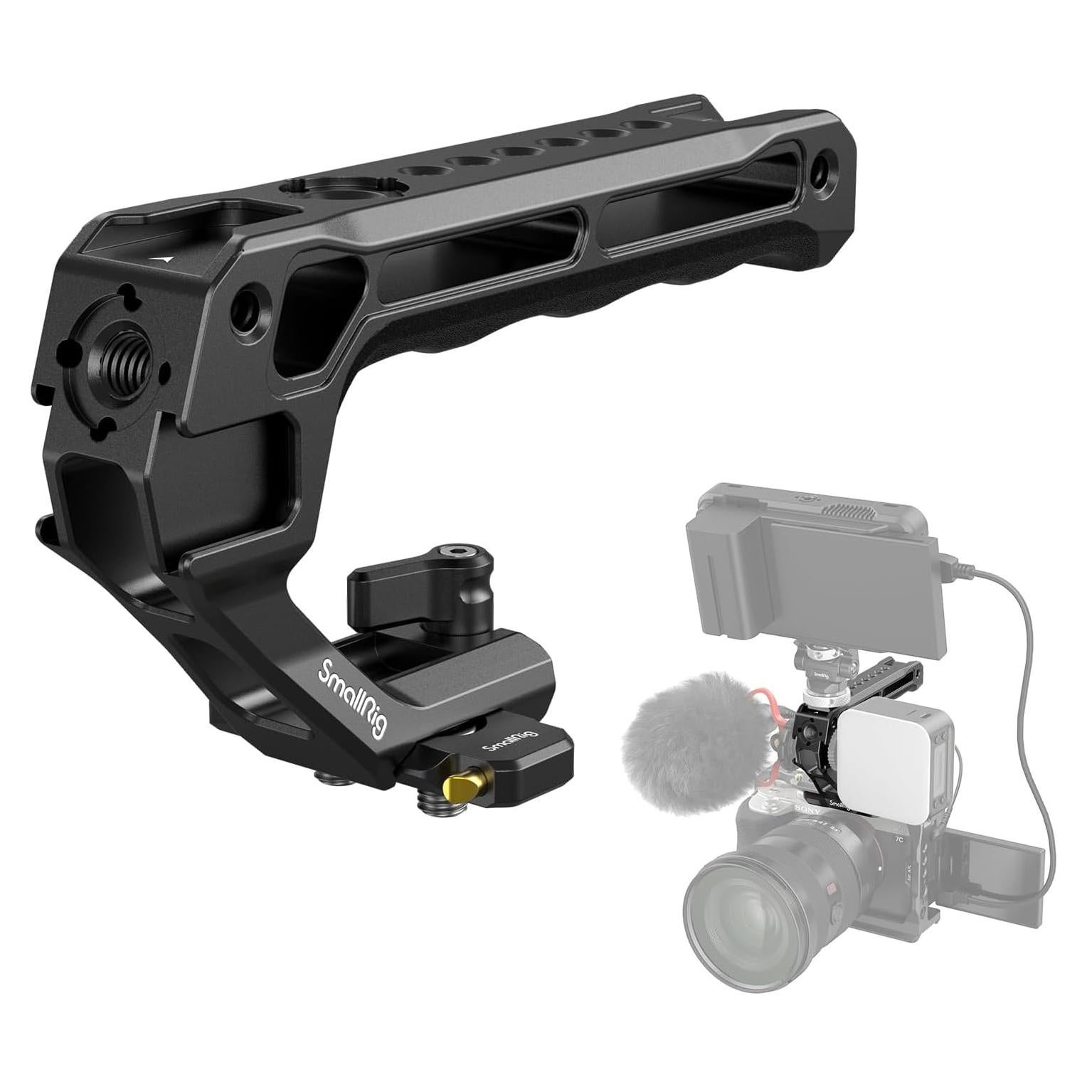 Mango Superior NATO SmallRig 4345 Ligero con Riel y Adaptadores