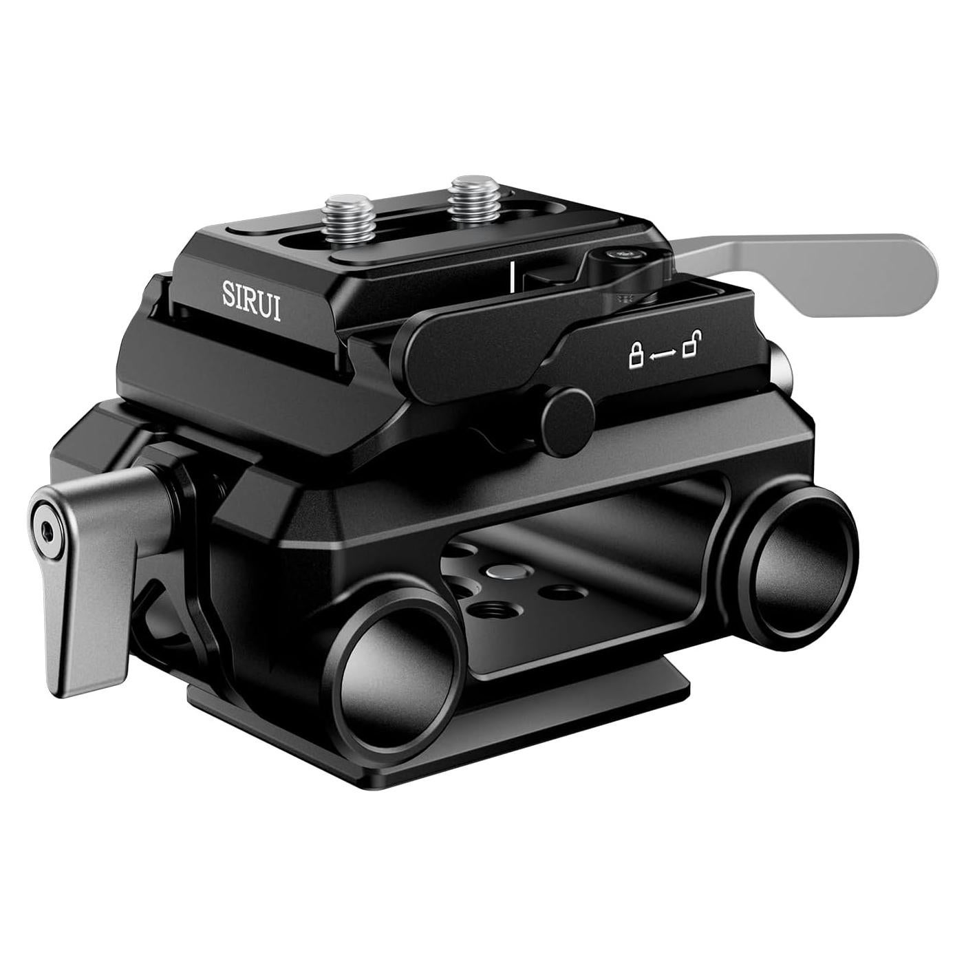 Base de Cámara SIRUI AM-QA-LR con Riel de 15mm y Placa QR
