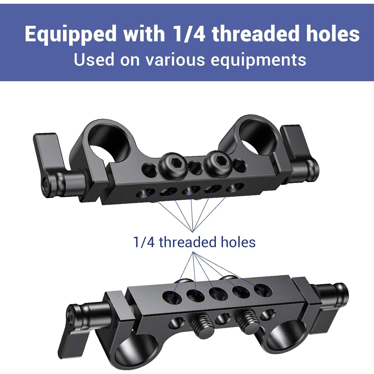 Abrazadera de Varilla 15mm SmallRig 2061 - Paquete de 2