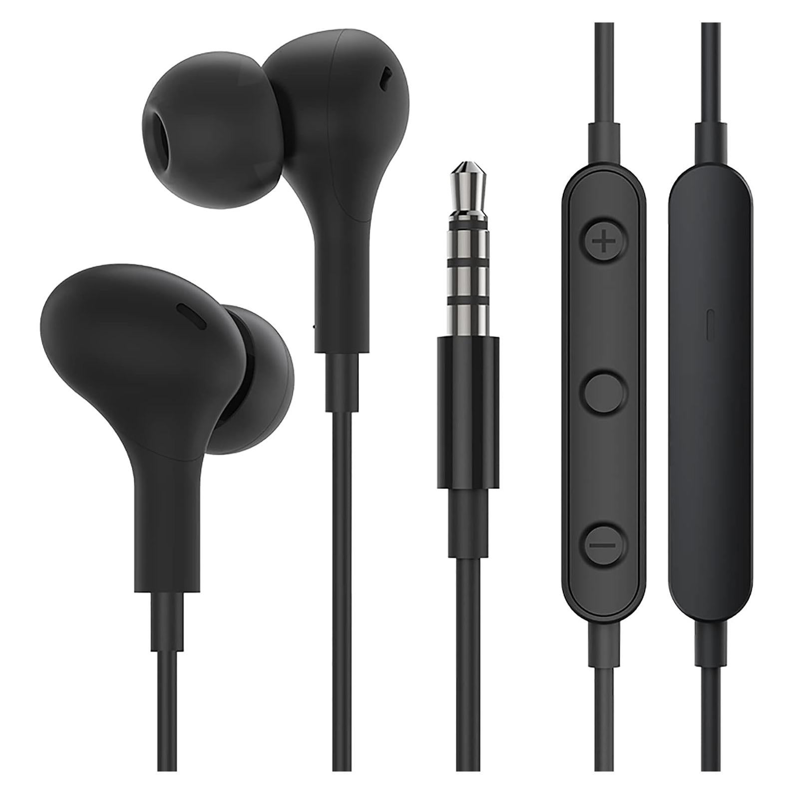 Auriculares con cable TANGOSTU A50 con micrófono y control - Negro