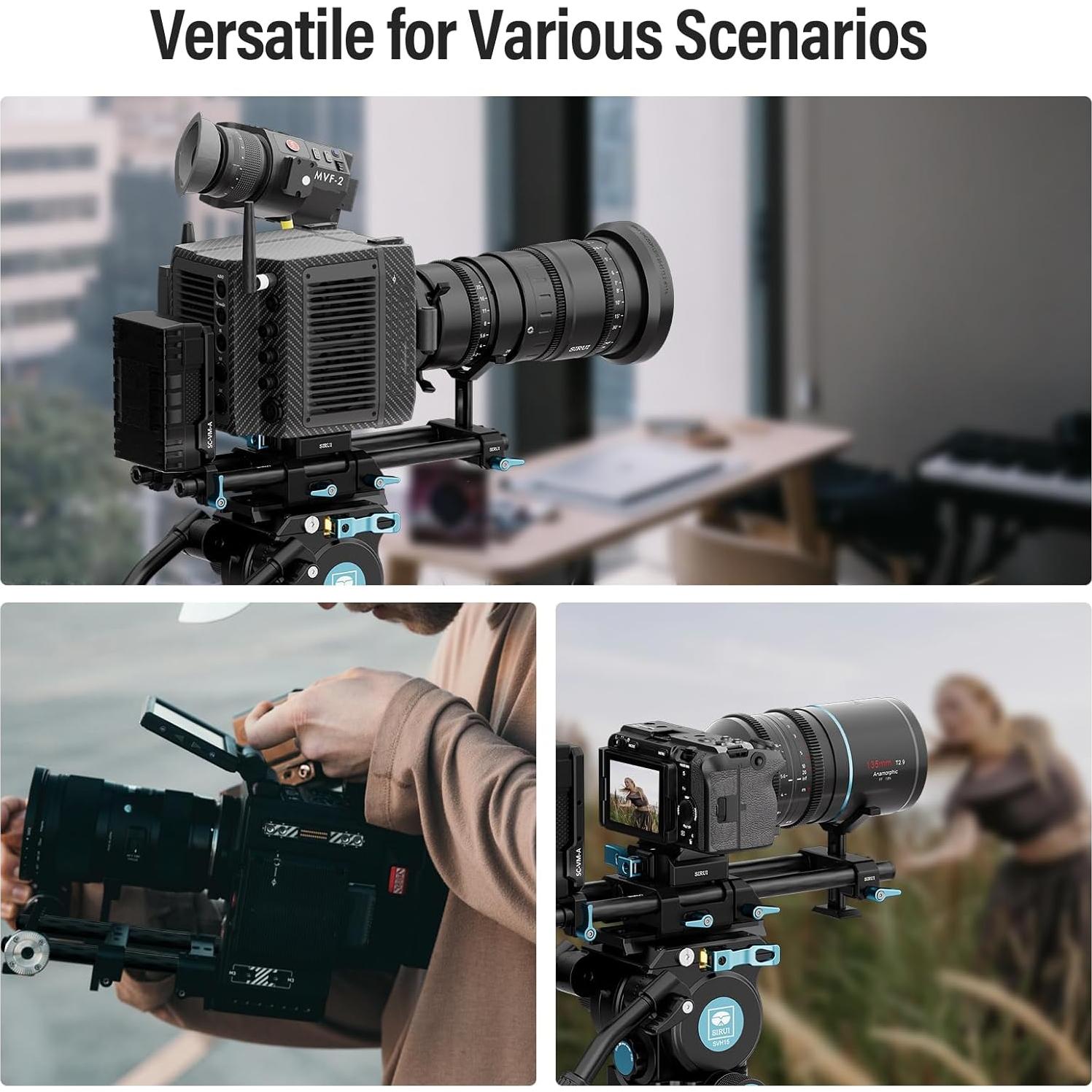 Varillas de Fibra de Carbono SIRUI 15mm 30cm Paquete de 2