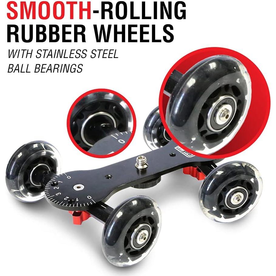 Dolly Profesional Vidpro SK-22 para Cámaras DSLR y Videocámaras