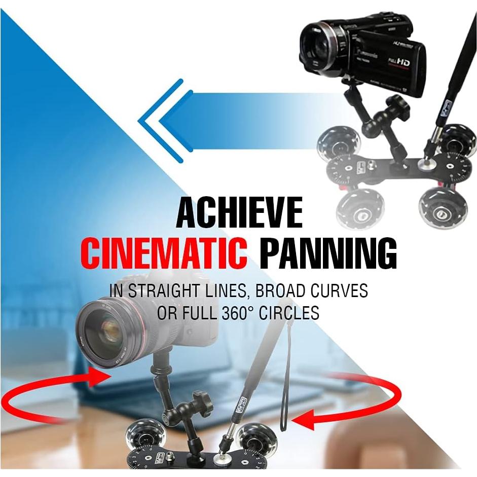 Dolly Profesional Vidpro SK-22 para Cámaras DSLR y Videocámaras