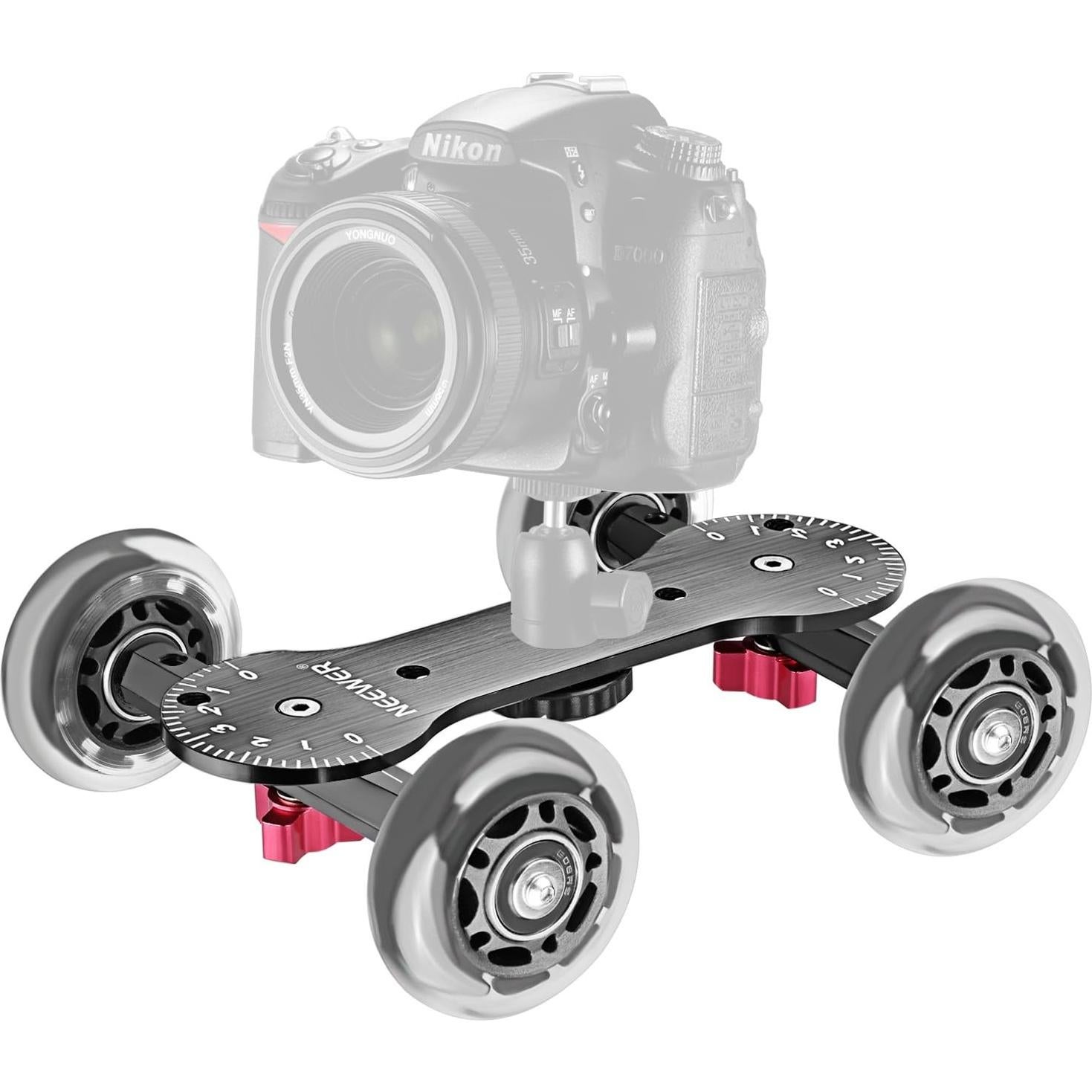 Carro Deslizante de Cámara Neewer 10kg con Varillas Ajustables