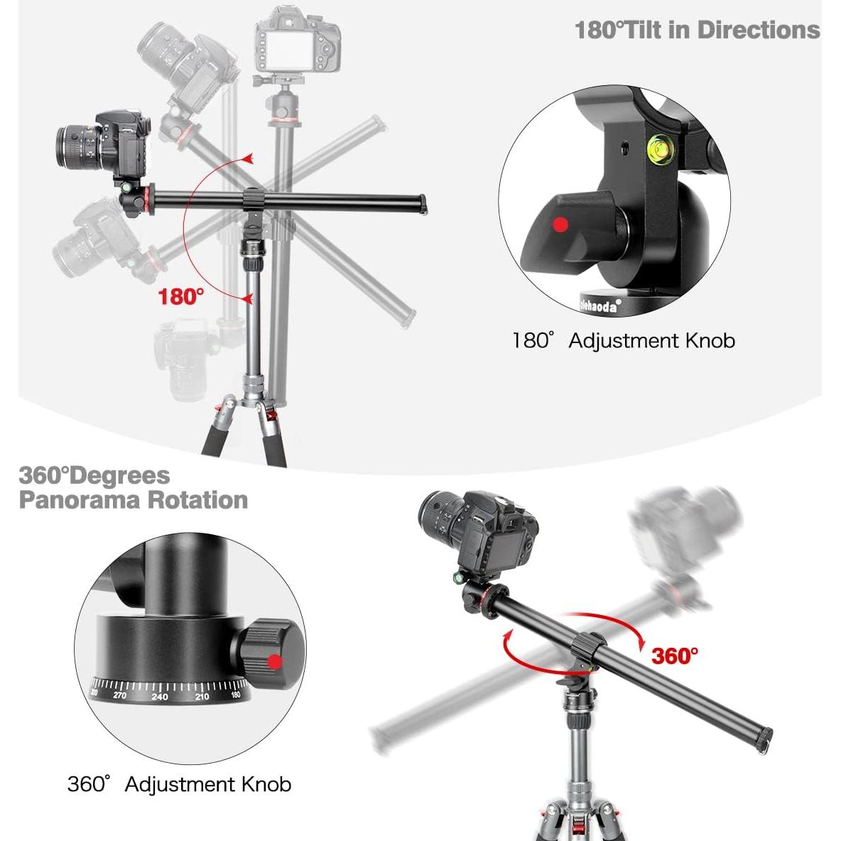 Brazo de Extensión de Trípode Koolehaoda VH-40 83.82 cm 22 lbs