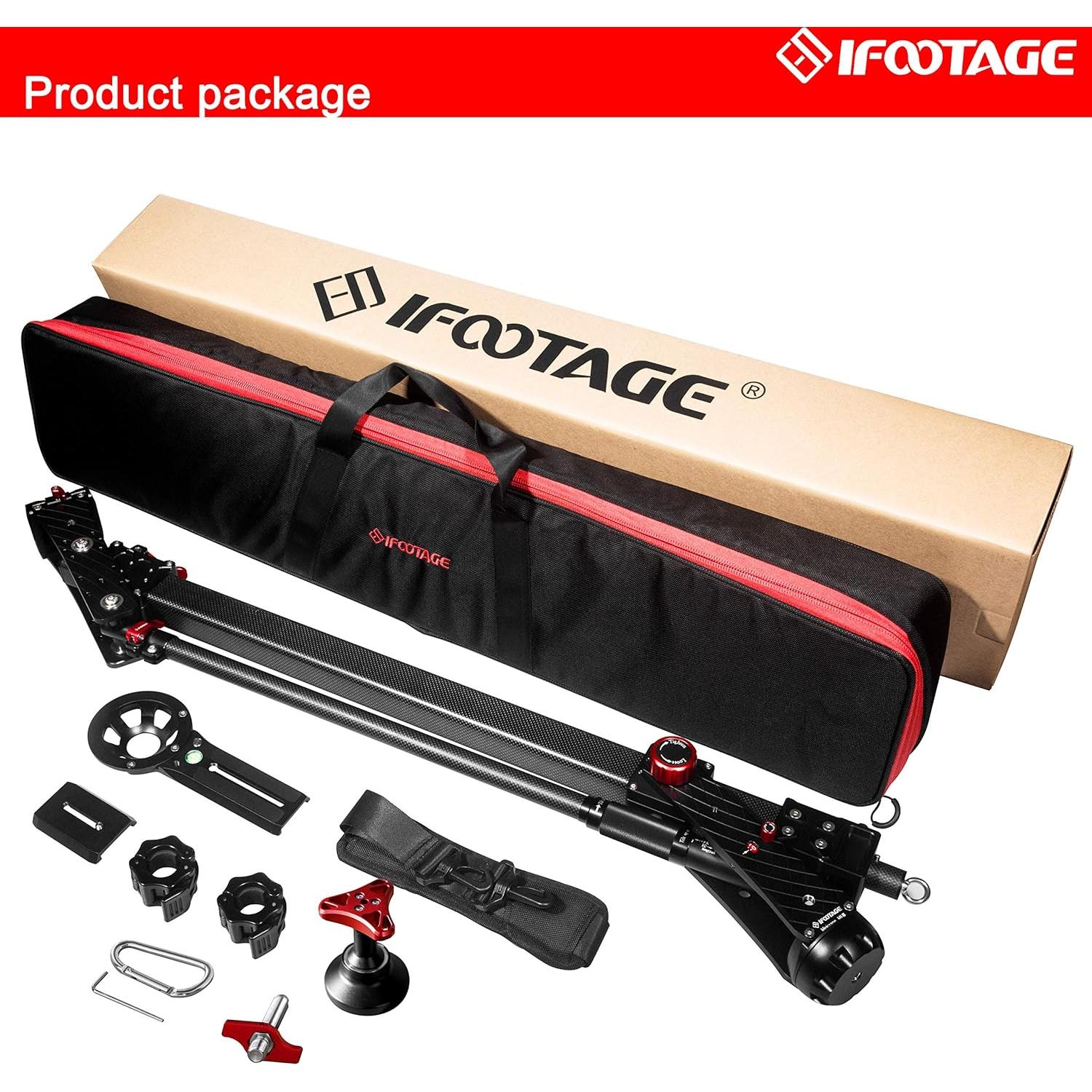 Grúa Mini IFOOTAGE M1 III de Fibra de Carbono 215.9 cm