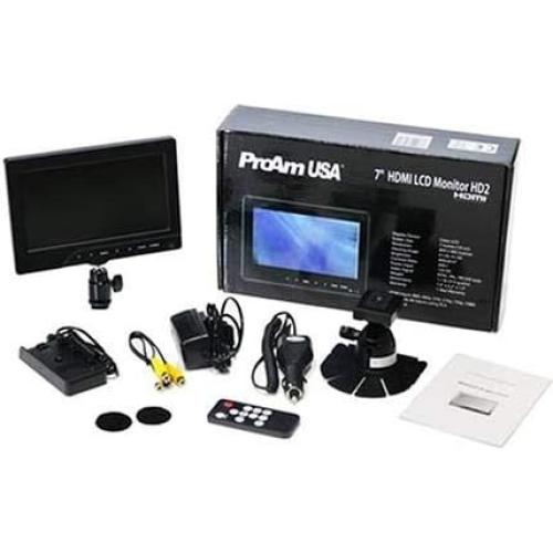 Grúa de Video ProAm DVC210 para Cámara DSLR 2.44m con Monitor