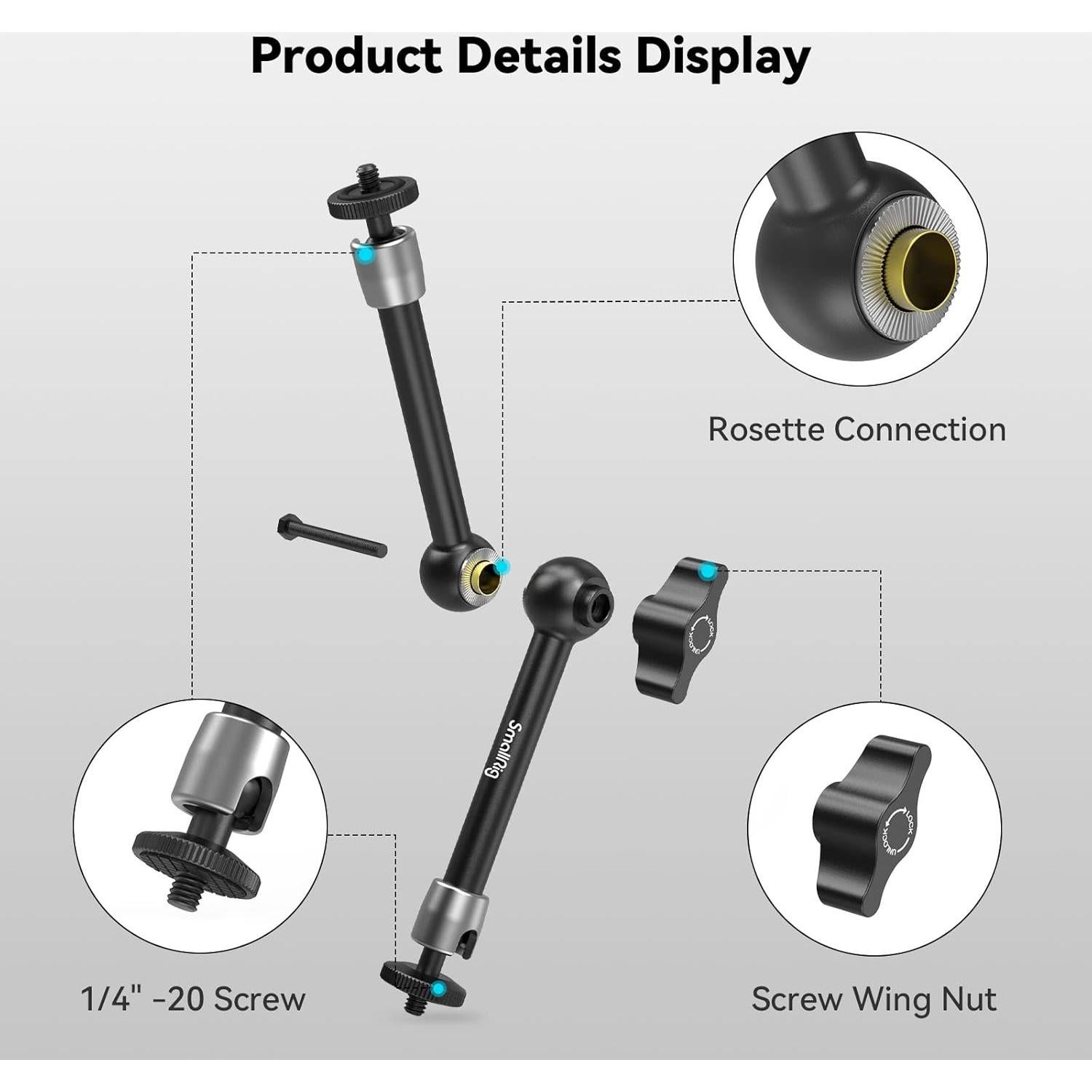 Brazo Mágico Articulado SmallRig 2066B 24.89 cm Ajustable