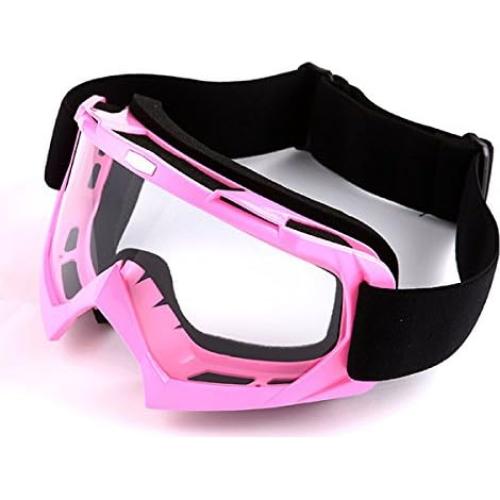 Casco de Motocross 1Storm JH601 Mediano Negro + Gafas y Guantes