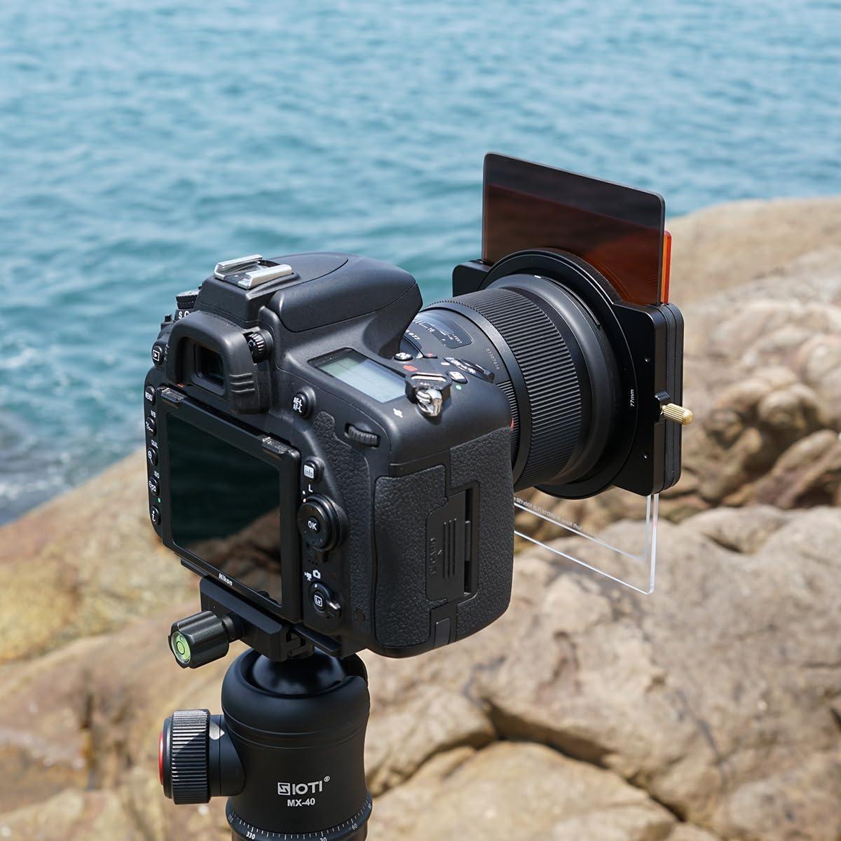 Soporte de Filtro Cuadrado SIOTI + 6 Anillos Adaptadores 58-82mm