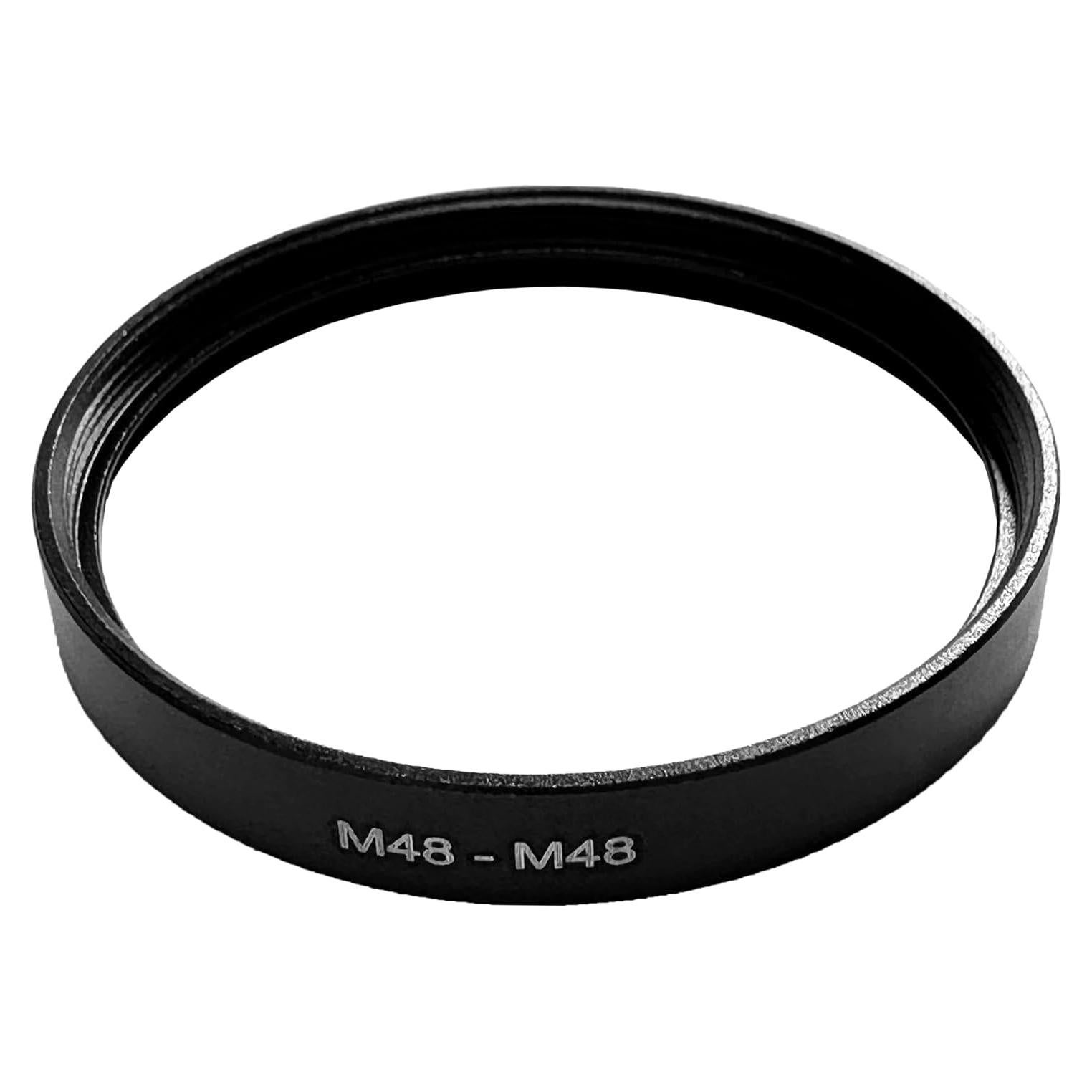 Adaptador de anillo de lente M48 hembra doble 48mm HAPPYTOPSTAR