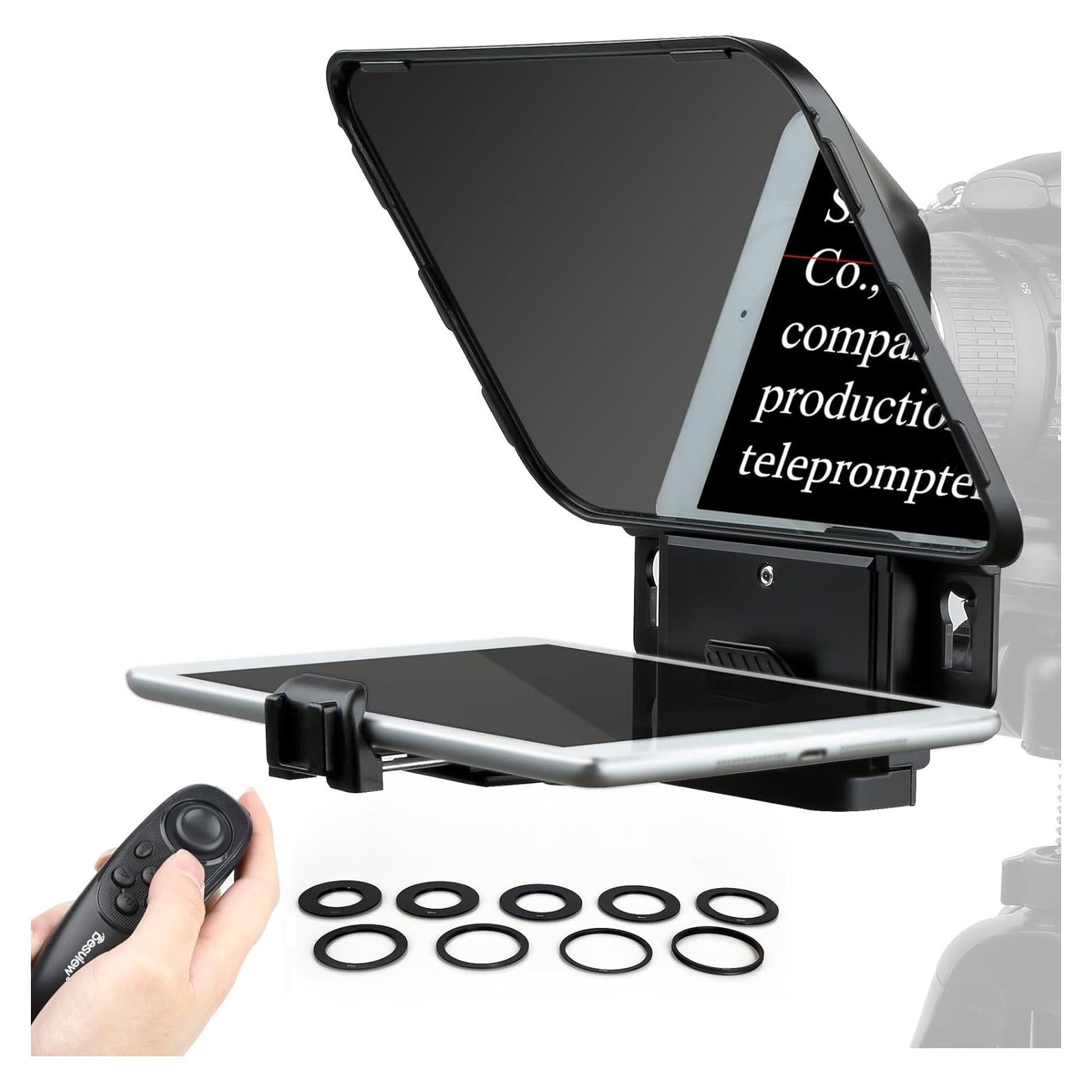 Teleprompter Portátil Desview T3 para iPad hasta 11" HD
