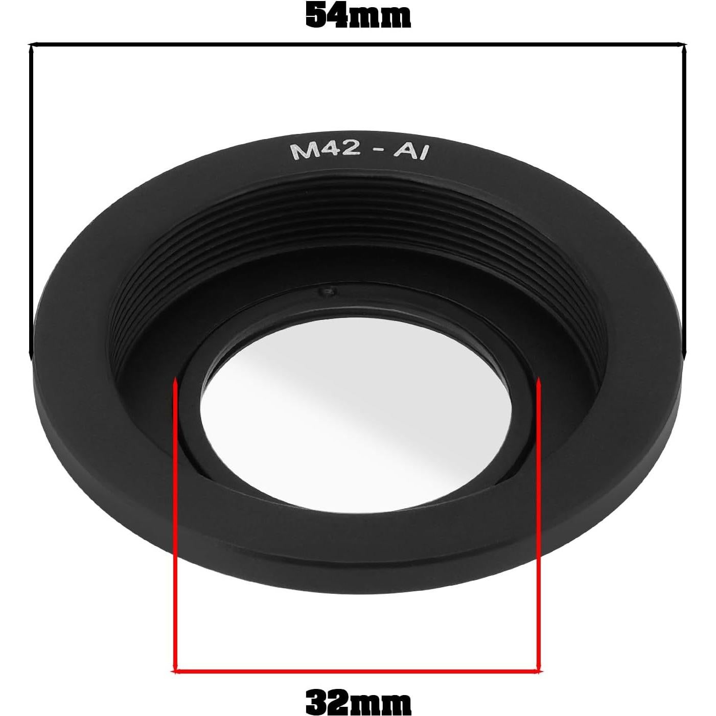 Adaptador de Lente M42 a Nikon AI F eMagTech - Aleación