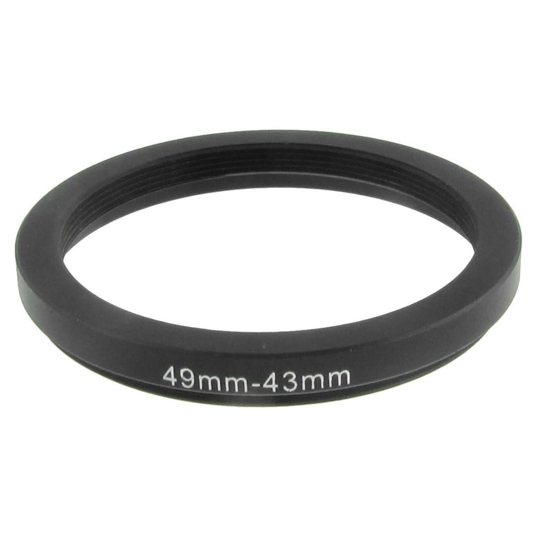 Anillo Adaptador Reductor uxcell 49mm a 43mm para Lentes