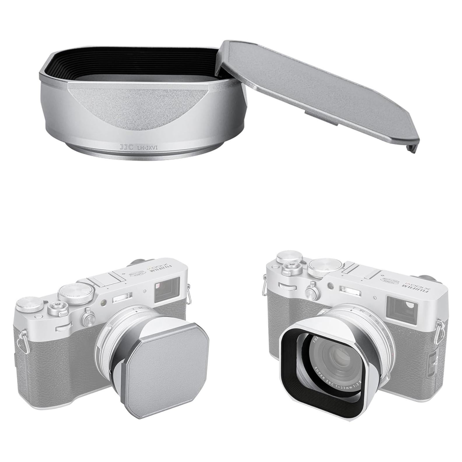 Capucha de Lente Cuadrada JJC LH-X100 para Fuji X100VI/V/F