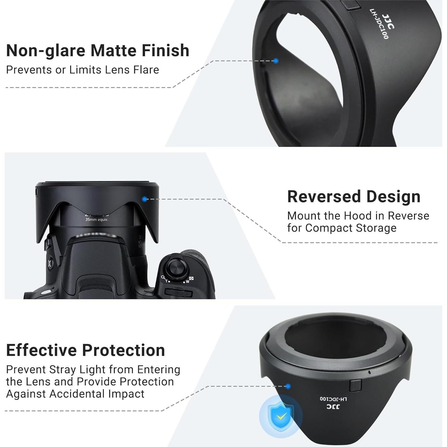 Capucha de Lente JJC LH-JDC100 para Canon PowerShot 67mm